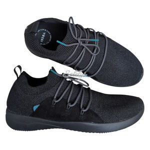 Vessi Cityscape Mens 9 Storm Black Lightweight Knit Waterproof Dyma-Tex Sneaker